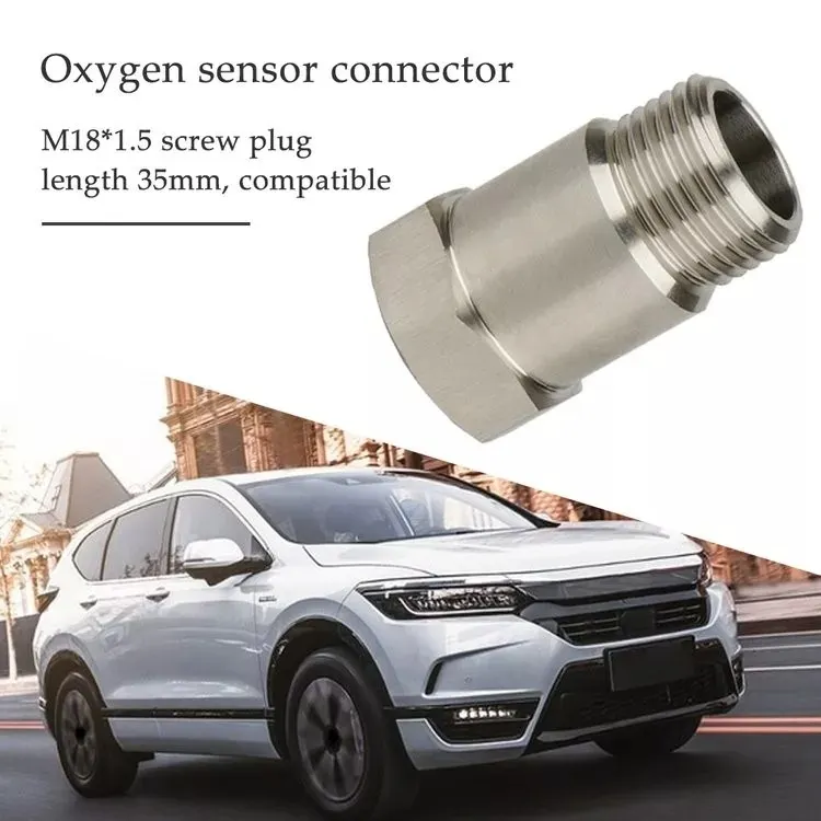 Garlaven Universal M18x1.5 Car Oxygen Sensor Adapter Vehicle Engine Lamp Extenders