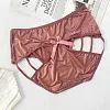 Sexy mid-waist lace seamless briefs