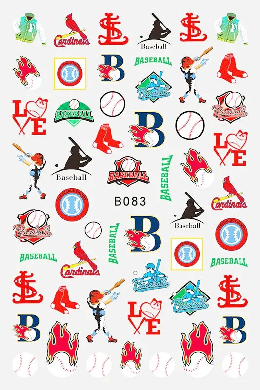 3D Sport Nail Art Sticker Cartoon Constellation Nail Decals Manicure Gymnastics Back Glue Sticker for Nails Decoration