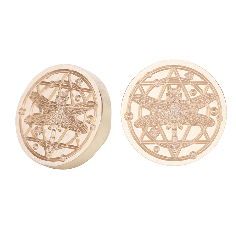 Diy Fire Lacquer Round Sealing Wax Stamp Head 25Mm gbfke