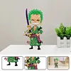 【Limited Stock Sale】DIY One Piece  Zoro-Diamond Painting Ornaments With Shaking Head Function（Single-Sided)