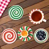8Pcs Diamond Painting Wooden Candy Coaster Diamond Art Kit w/ Holder No-Slip Decor