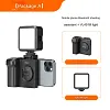 UURIG Smartphone Camera Shutter Remote Handle Grip with Detachable Wireless Remote Control,Three-Speed Adjustable Fill Light for iPhone Samsung Google OnePlus Phones Video/Photo Shooting