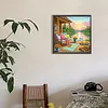 Diamond Painting -DIY Round Drill Lakeside Cabin