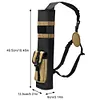 Archery Quiver Dual Use Back Arrow Quiver Multi-Function Hip Arrows Bag for Hunt