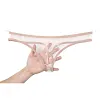 Men's Underwear Sexy Transparent G-String Thong Briefs Bulge Pouch Breathable Panties Perspective Male Bikini Underpants