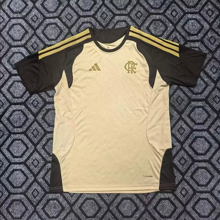 2026-27 Flamengo Training Kit - Beige Jersey (Fan Version)