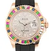 NEW ROLEX YACHT MASTER 116695SATS-0001 RAINBOW ROLEX
