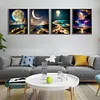 (US Local)4Pack Seaside View-Full Round Diamond Painting(30x40cm)