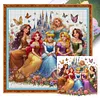 Princesses - 11CT Stamped Cross Stitch - 50*50cm - Disney