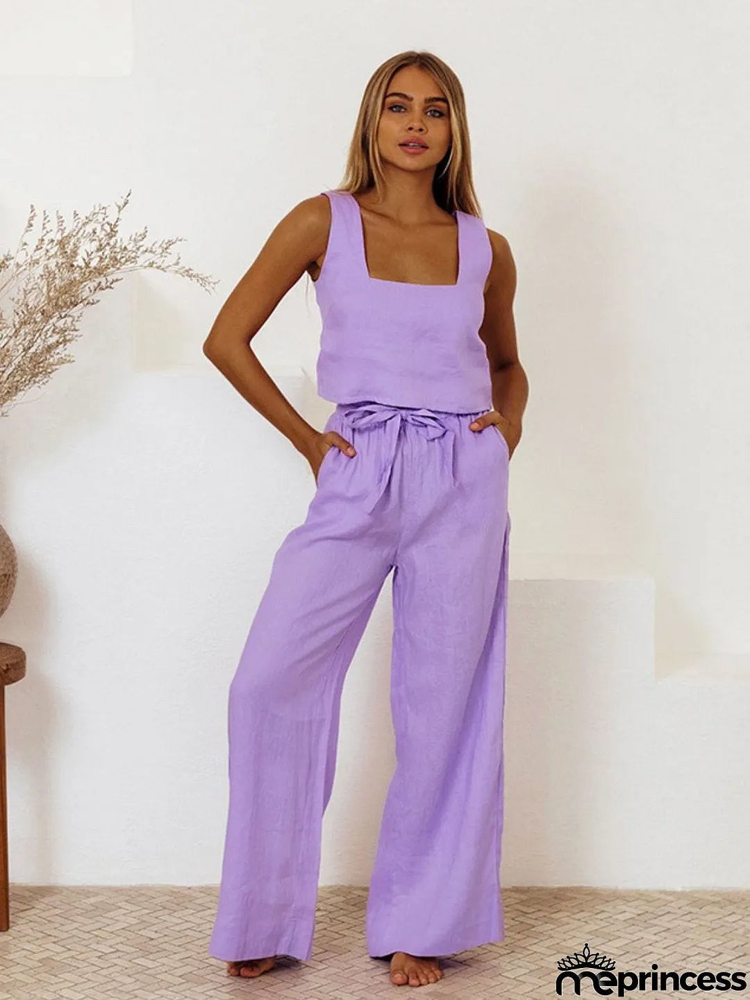 Vintage-inspired and light Pants