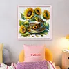 Bird Teacup-14CT Counted Cross Stitch Kit(40x40cm)