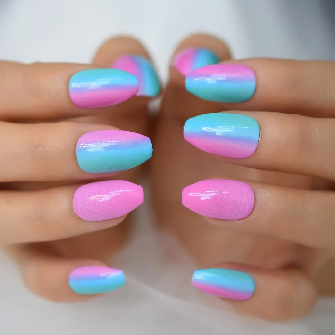 Detachable Medium Coffin Fakw Nails Snakeskin Nails Pre-Design Gelx Nails Tip Nails Stick On Nails Full Cover Nails Wholesale RU-Nail Inspo
