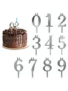 Reusable Numeral Birthday Candle Holder Set Number 0-9 for Party Anniversary