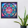 Mandala Glass Painting - Paint By Numbers Acrylic Painting 40*40cm