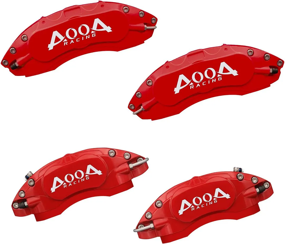 Car caliper modification: Aluminum alloy brake caliper cover decoration (aluminum alloy screw fixing type)