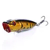 5Pcs Popper Fishing Lures 6.5cm 11g Wobblers Artificial Bait for Bass Perch Pike