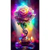 (US Local)Rose- Round AB Drills Diamond Painting(45x75cm)