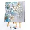 Small White Flower-Paint by Numbers Acrylic Painting 20*20cm(HOT)