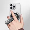 Magnetic Decompression Ring Buckle Mobile Phone Holder 360&deg; Rotation Silicone Zinc Alloy Ultra-Thin Magnetic Mobile Phone Holder