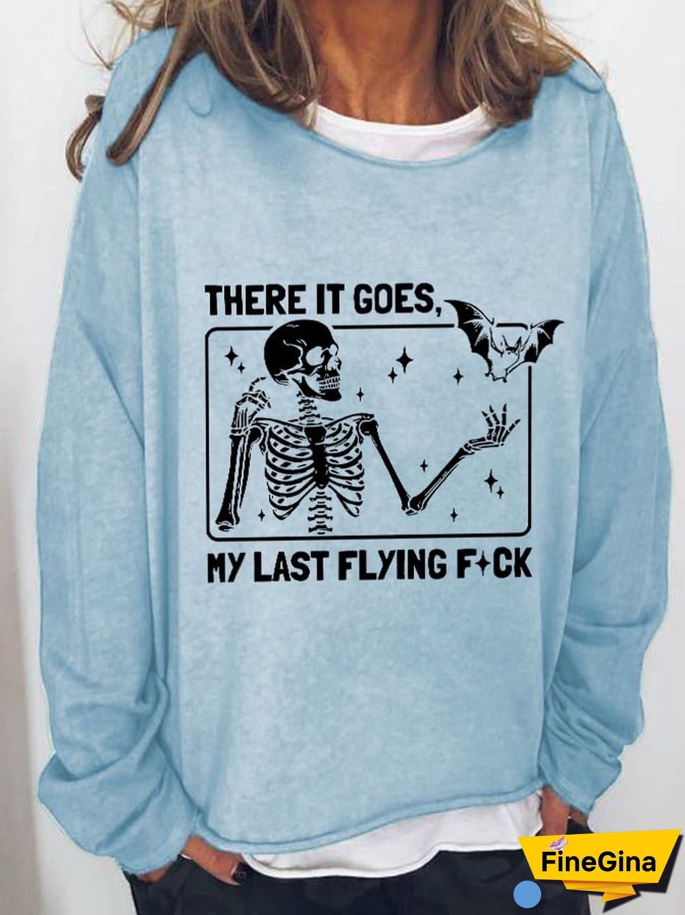 Women's Halloween There It Goes My Last Flying F*ck Casual Sweatshirt