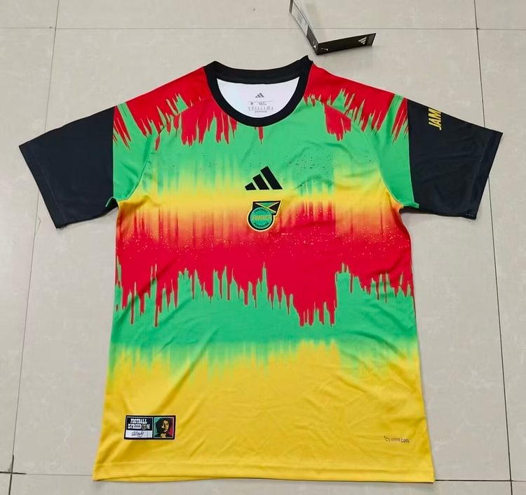 2026-27 Jamaica training kit (red and green) - Fan Edition