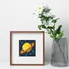 10pcs Universe DIY Mini Round Diamond Painting Set 13x13cm