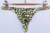 Men's Leopard Thong Underwear Bikini Low Rise Brief