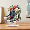 >SALE<Special Shape Single-Side Desktop Diamond Art Kit Home Craft Decor (Canvas Shoe)