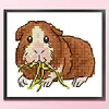 Guinea Pig - 14CT Stamped Cross Stitch 11*9cm/4.33*3.54in(Brand)