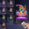 Animal Diamond Painting Night Light DIY Diamond Painting Lamp(Rainbow Butterfly)