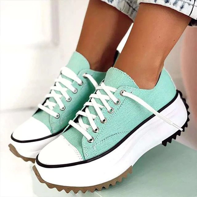 Yyvonne 2022 Women Platform Canvas Sneakers Lace-Up High Top Female Casual Shoes Fashion Zebra Pattern Lace Up Lady Sports Boots