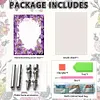 Special Shape Purple Lily Table Top Diamond Painting Frame Kits for Families