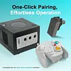 NGC BT Controller Wireless Receiver Low Input Latency Wireless Game Cube Controller Classic Gamepad Receivers Adapter Compatible With GameCube & for Wii