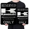 Kawasaki - Panneaux en &eacute;tain m&eacute;tallique(20*30cm/30*40cm) - Garage