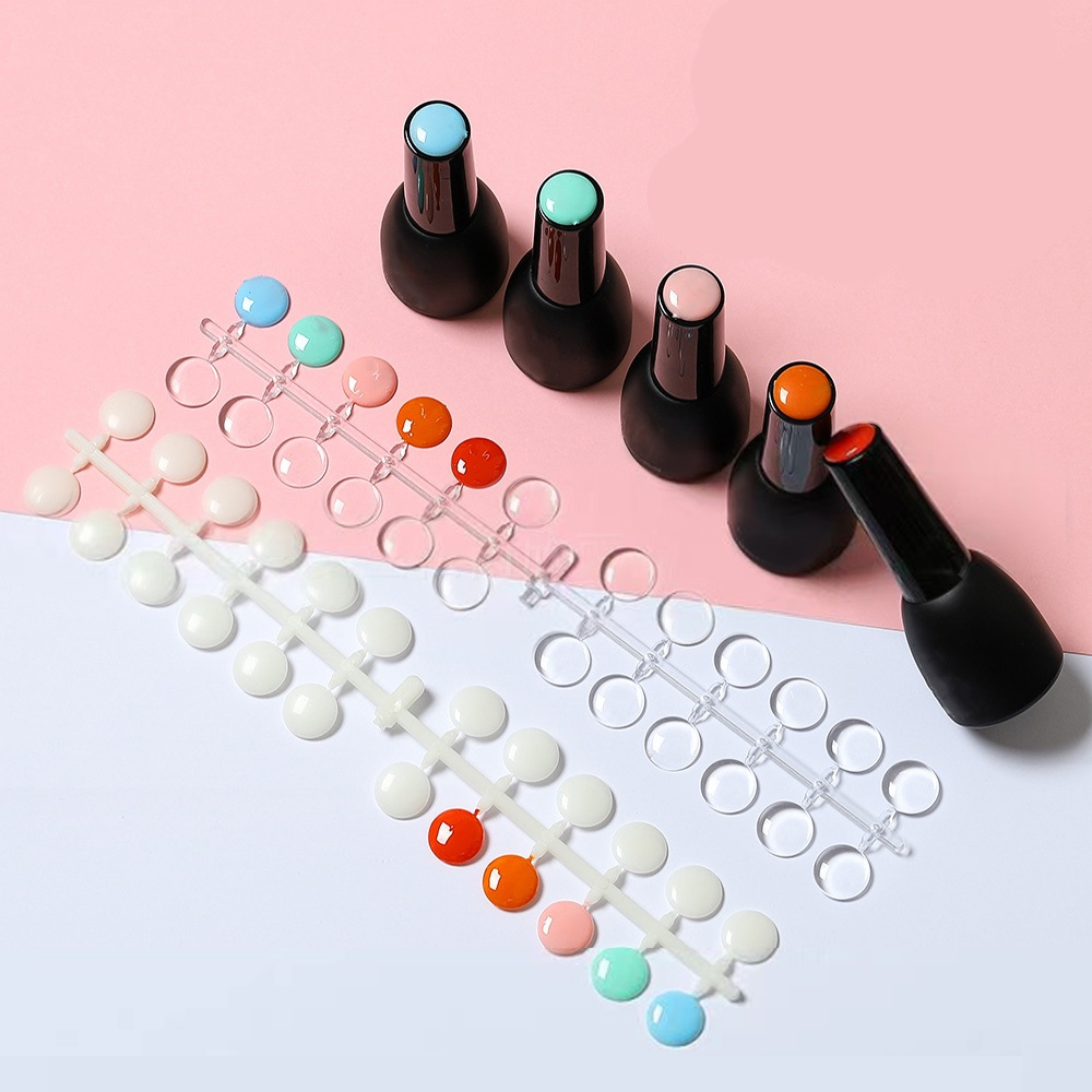 Gel Polish Color Display Tips With Adhesive Tape -For Displaying Gel Polish Color on Cap