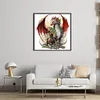 Christmas Pterosaur - 11CT Stamped Cross Stitch - 40*40cm - Dragon Xmas