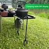 1Pcs Ground Anchor Pegs Stainless Steel U Pegs for Camping Tents (holder base)