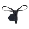 Men's Silky Smooth U Convex Pouch G-String Underwear Free Button Breathable Mesh T-Back Underpanties