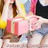 (US Local)6PCS  Christmas Tree DIY Diamond Painting Keychain Diamond Art Keyrings