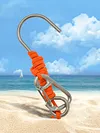 Diving Stainless Steel Single Hook Outdoor Underwater Hook for Water Activities