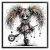 Quirky Girl-11CT Stamped Cross Stitch 40*40cm