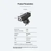 Bicycle Front Light Bicycle Head Light with Horn Bicycle Headlight for Emergency