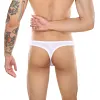Men's Nylon Belt Ice Silk Wide Belt Thong U Convex Underwear