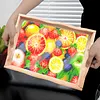 DIY Diamond Painting Wooden Tray Food Tray with Handle Living Room Decoration Donut Wooden Tray Kit
