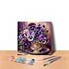 (US Local)Paint By Numbers Kit On Canvas DIY Oil Art Phalaenopsis Picture Decor40x40cm