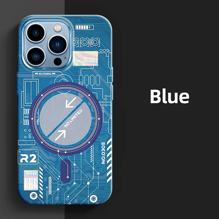 Luxury Luminous Magnetic Magsafe Wireless Charging Phone Case For iPhone