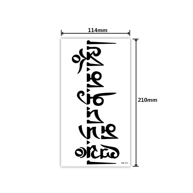 Full Arm Tattoo Sticker Creative Personality Small Full Arm Temporary Tattoo Original Waterproof Sweat Lasting Tattoo Sticker