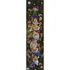 Cartoon-Full Embroidery 3 strands 11CT Stamped Cross Stitch-30*120CM-Large size