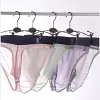 Men's Ultra-Thin Ice Silk Transparent Sexy Low-Rise Briefs